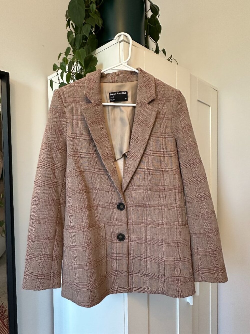 Plaid Blazer